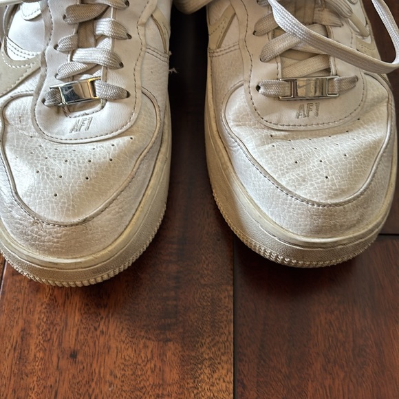 Nike | Air Force 1 White Sneakers - Picture 3 of 9